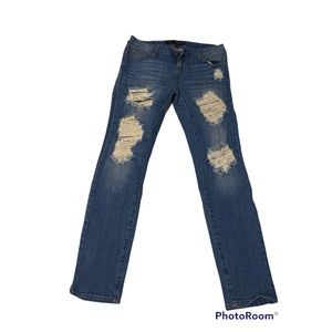 Denim Distressed Jeans size 1-2
